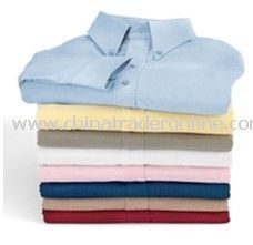 The Ladies` Solid Oxford Sport Shirt
